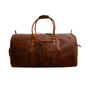 Leather Duffel bag (Brown)