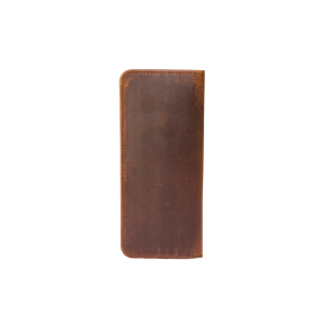 Leather Long Wallet (Brown)