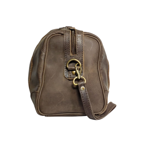 Leather Wash Bag (Dark)