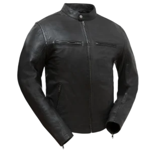 Classic Leather Jacket (Black)