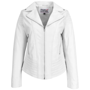 Hot Leather Jacket(white)
